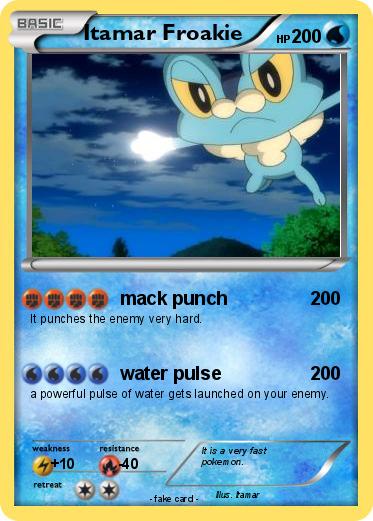Pokemon Itamar Froakie
