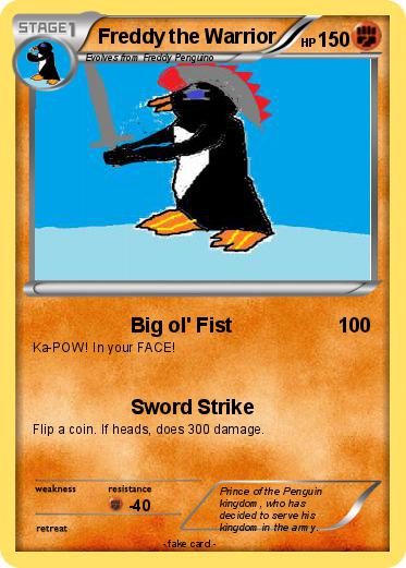 Pokemon Freddy the Warrior