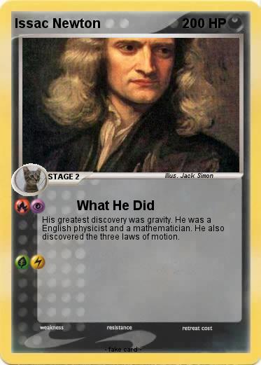 Pokemon Issac Newton