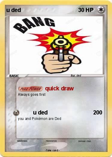 Pokemon u ded