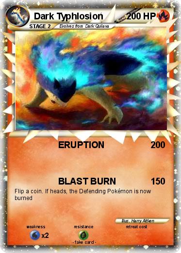 Pokemon Dark Typhlosion