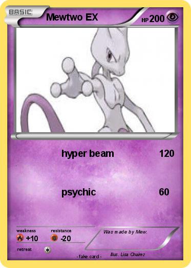 Pokemon Mewtwo EX