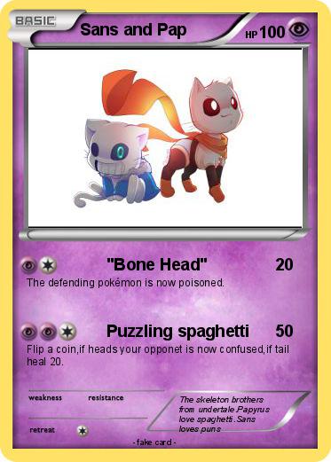 Pokemon Sans and Pap