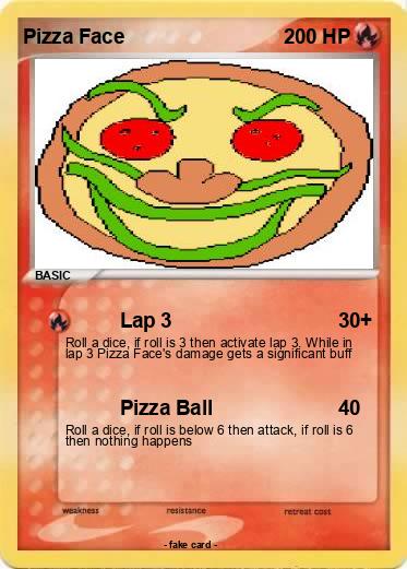 Pokemon Pizza Face