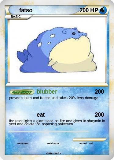 Pokemon fatso