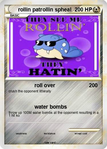 Pokemon rollin patrollin spheal