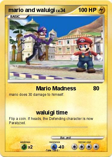 Pokemon mario and waluigi
