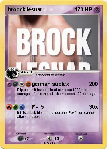 Pokemon brocck lesnar