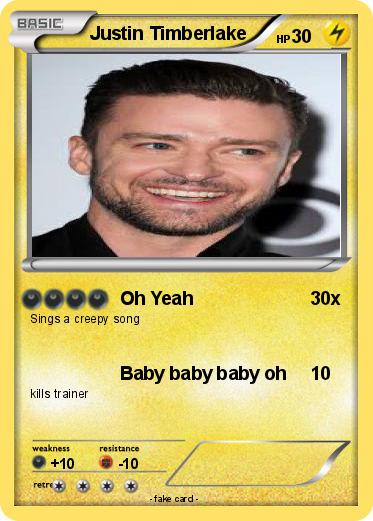 Pokemon Justin Timberlake