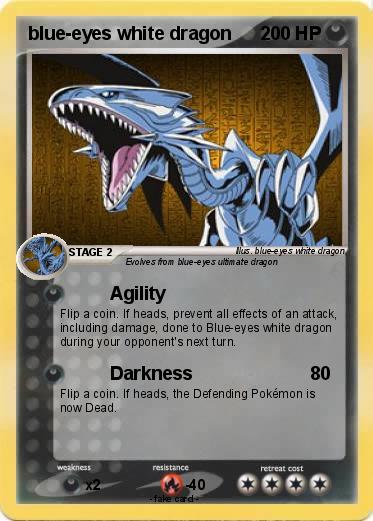 Pokemon blue-eyes white dragon