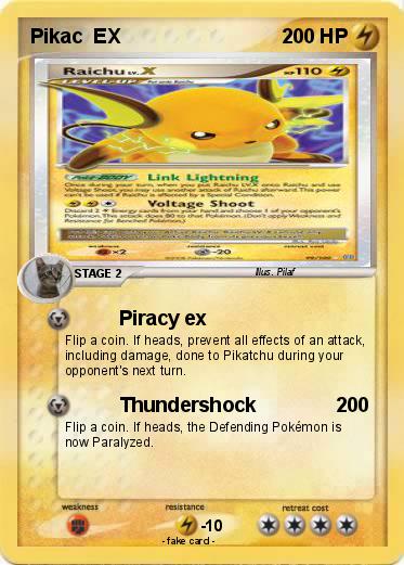 Pokemon Pikac  EX