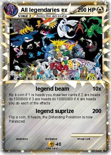 Pokemon All legendaries ex