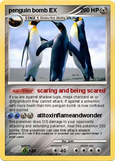Pokemon penguin bomb EX