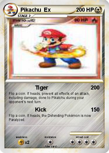 Pokemon Pikachu  Ex