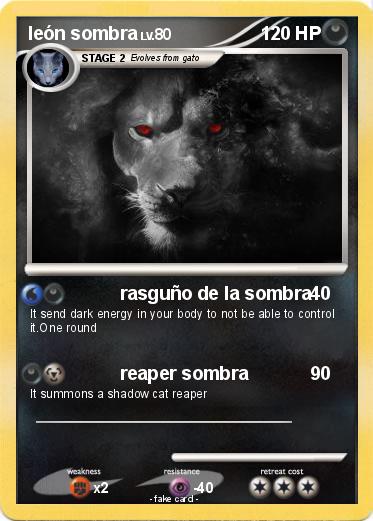 Pokemon león sombra