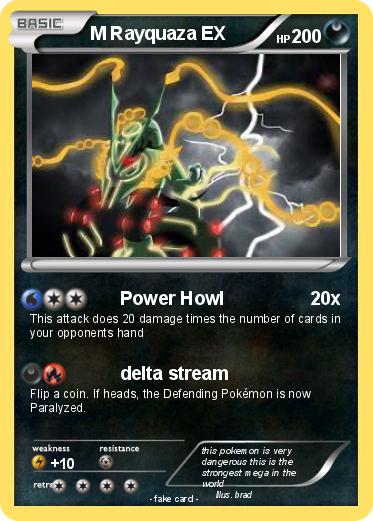 Pokemon M Rayquaza EX