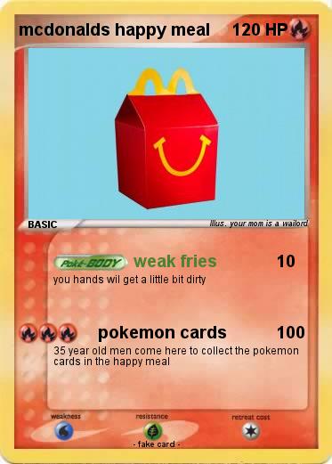 Pokemon mcdonalds happy meal