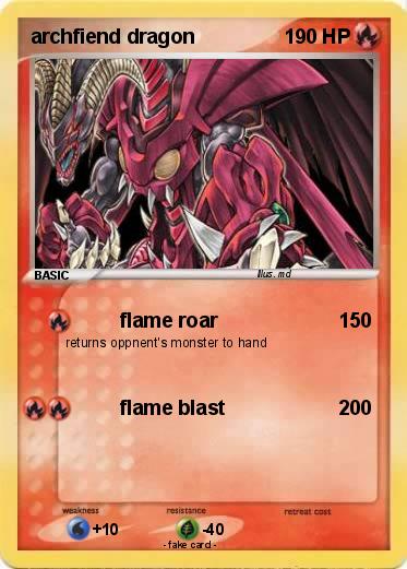 Pokemon archfiend dragon