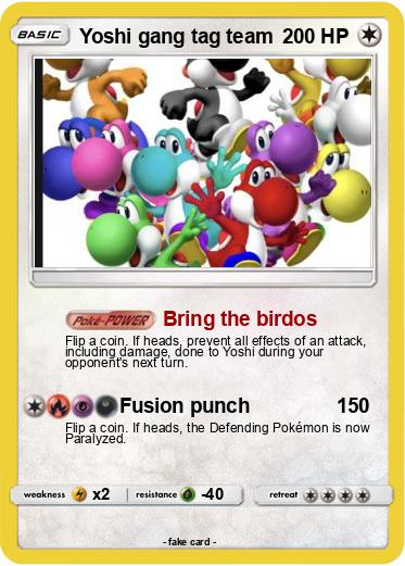 Pokemon Yoshi gang tag team