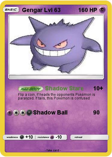 Pokemon Gengar Lvl 63
