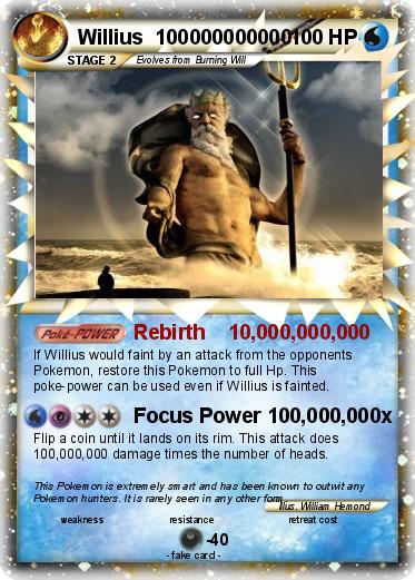 Pokemon Willius  100000000000
