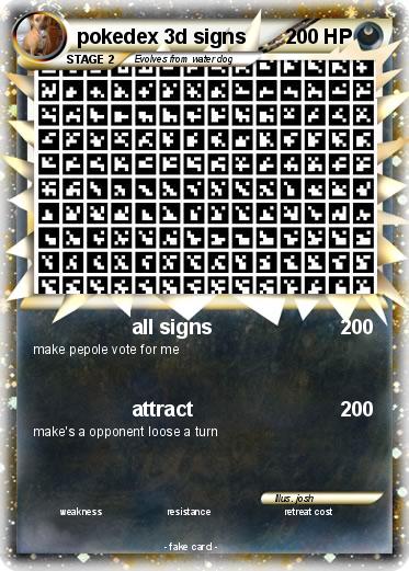 Pokemon pokedex 3d signs