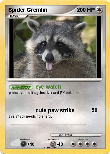 Pokemon Spider Gremlin