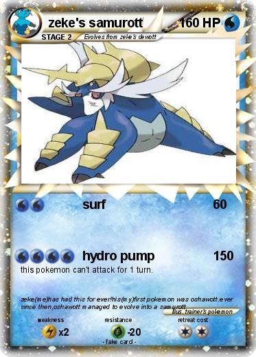 Pokemon zeke's samurott