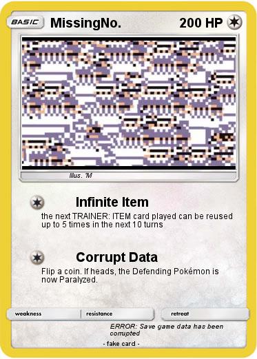 Pokemon MissingNo.