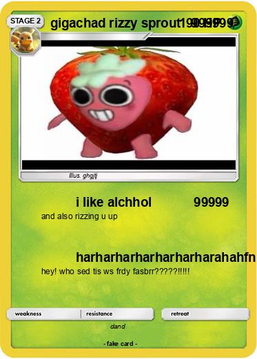 Pokemon gigachad rizzy sprout   999999