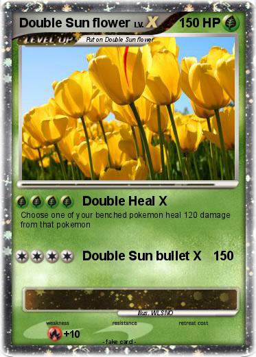 Pokemon Double Sun flower