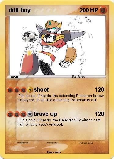 Pokemon drill boy