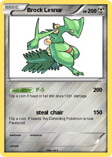 Pokemon Brock Lesnar