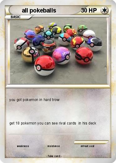Pokemon all pokeballs