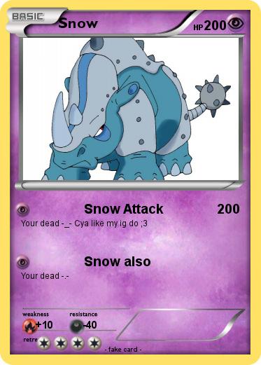 Pokemon Snow