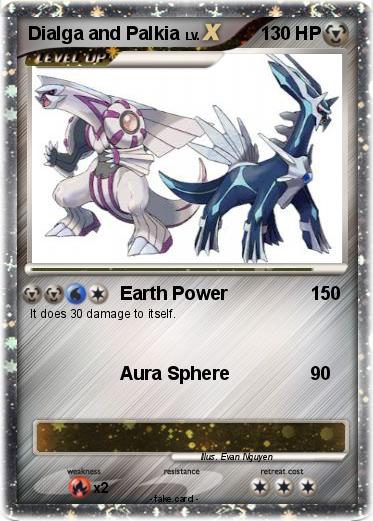 Pokemon Dialga and Palkia