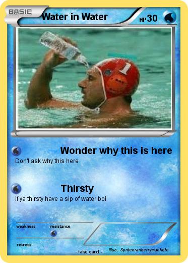 Pokemon Water in Water