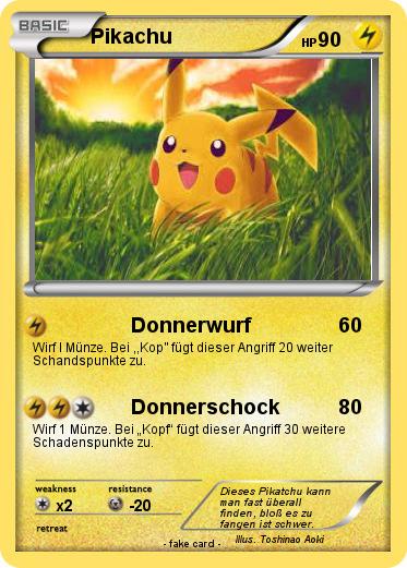 Pokemon Pikachu