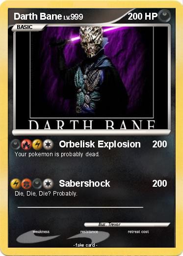 Pokemon Darth Bane