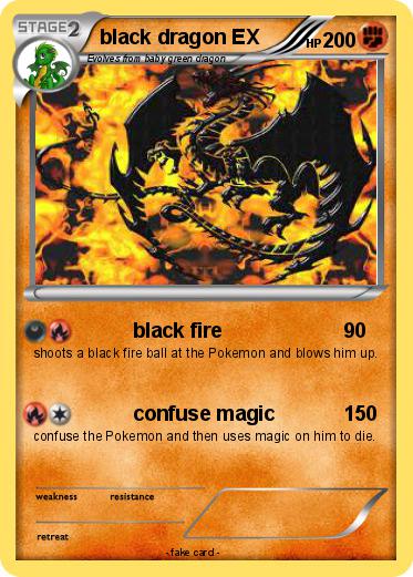 Pokemon black dragon EX