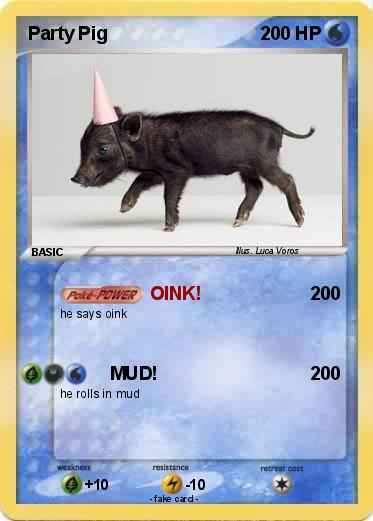 Pokemon Party Pig