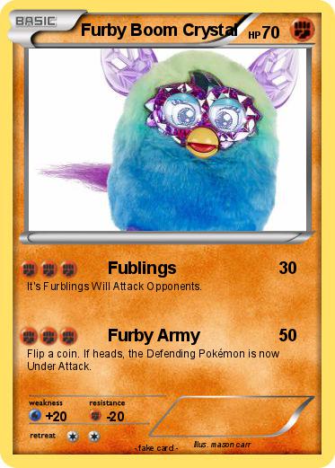 Pokemon Furby Boom Crystal