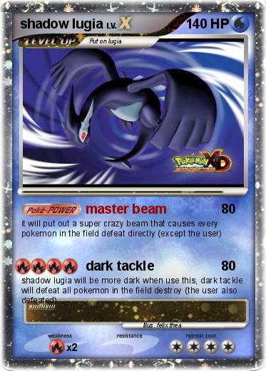Pokemon shadow lugia