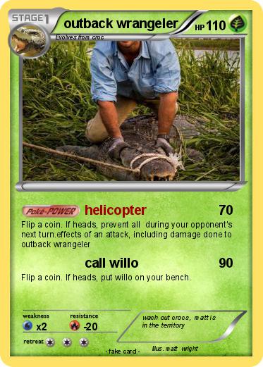 Pokemon outback wrangeler