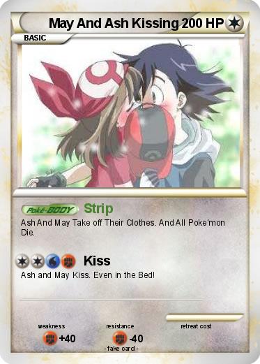 Pokemon May And Ash Kissing