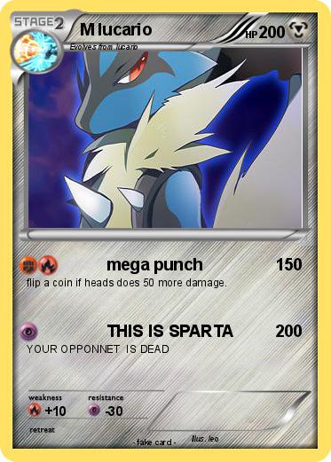 Pokemon M lucario
