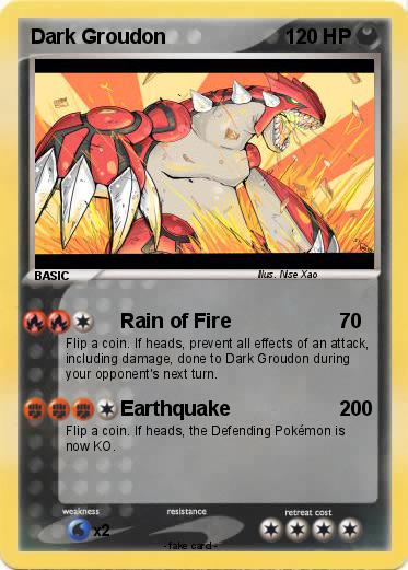Pokemon Dark Groudon