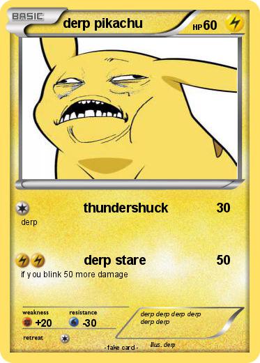 Pokemon derp pikachu