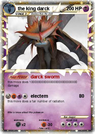 Pokemon the king darck