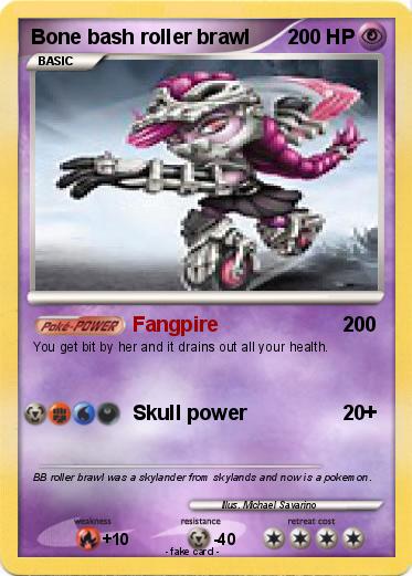 Pokemon Bone bash roller brawl